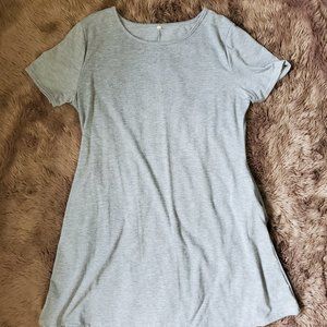 Short Sleeve Tee Shirt Dress with Pockets